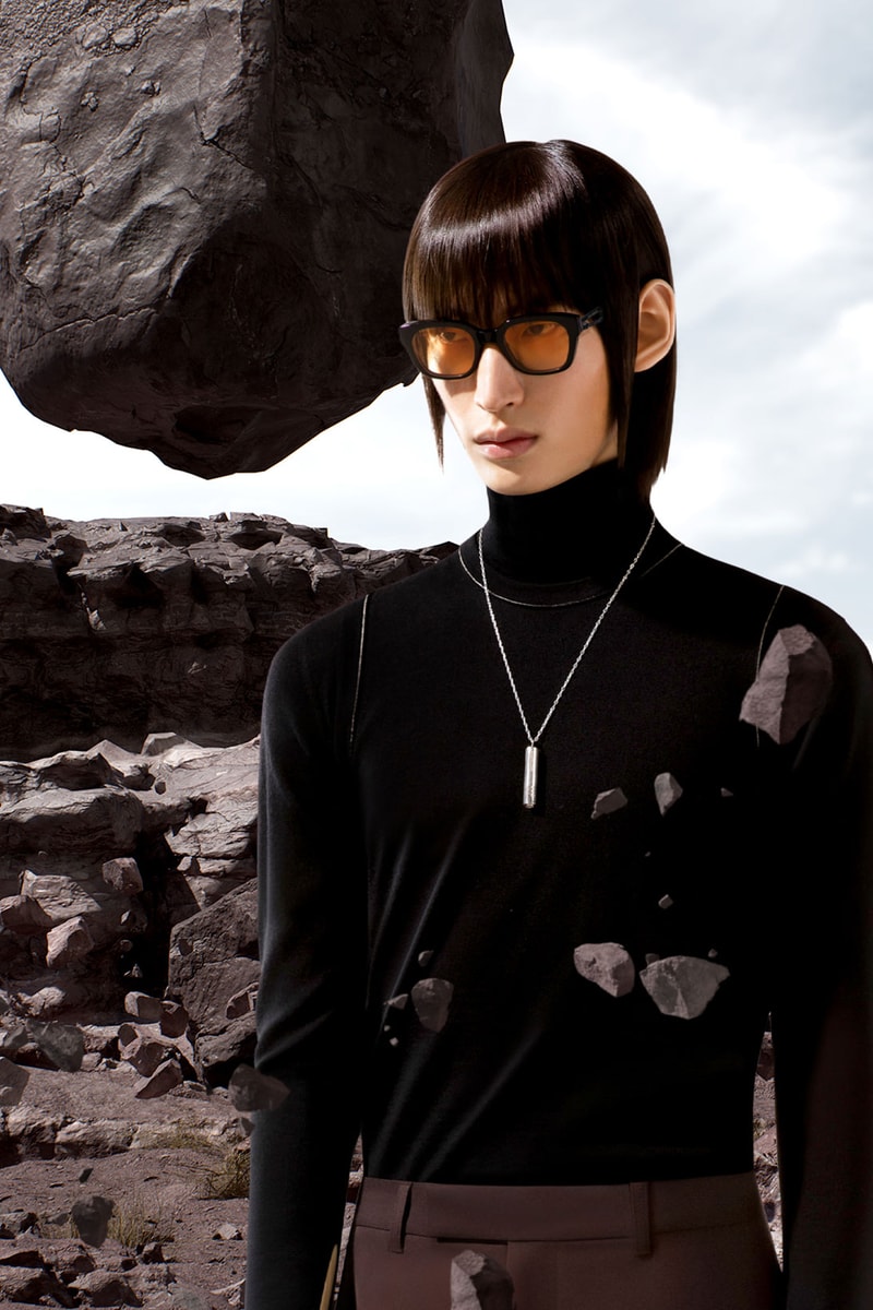 ambush gentle monster sunglasses orange tint acetate frames eyewear collaboration
