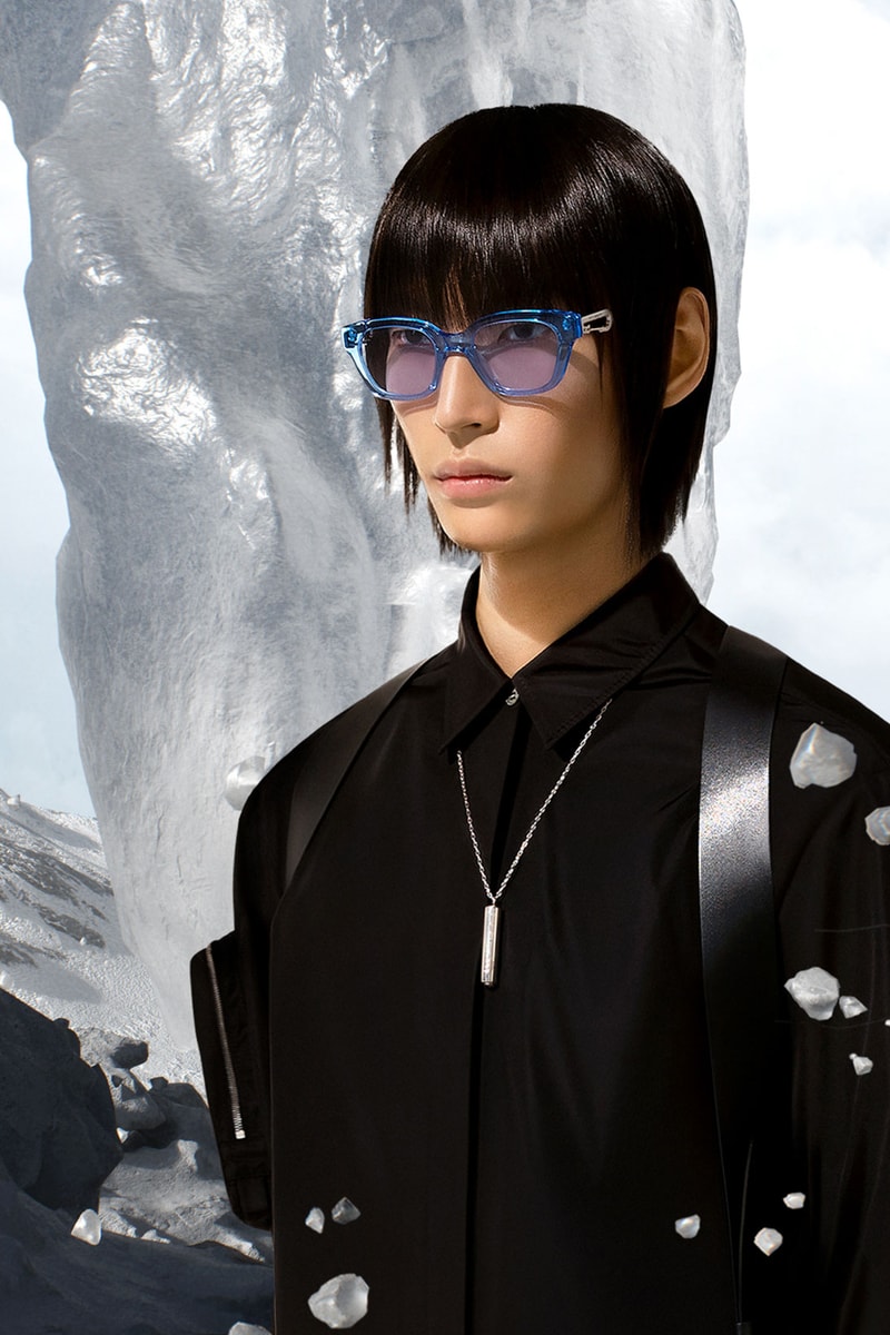 ambush gentle monster sunglasses eyewear collaboration blue tint frames