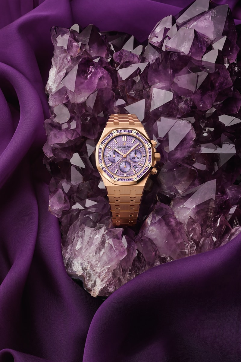 Audemars Piguet Royal Oak Womens Watches Self Winding Black Frosted Gold Double Balance Wheel Openworked