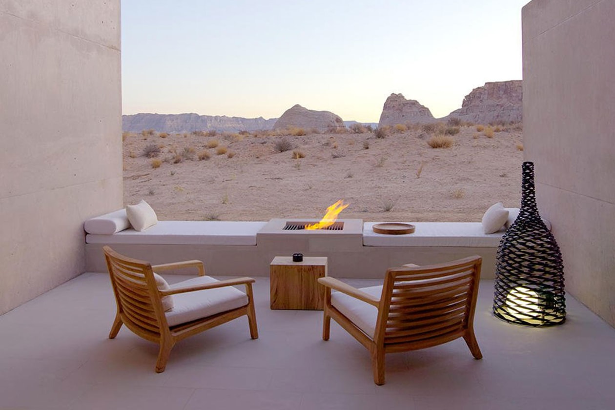 Amangiri Aman Utah Most Beautiful Hotel Best Luxury Resort Swimming Pool Lounge Desert Canyons