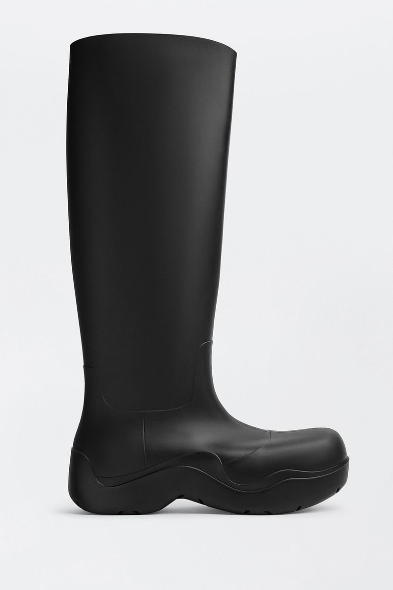 bottega veneta puddle boots knee high green shoes 