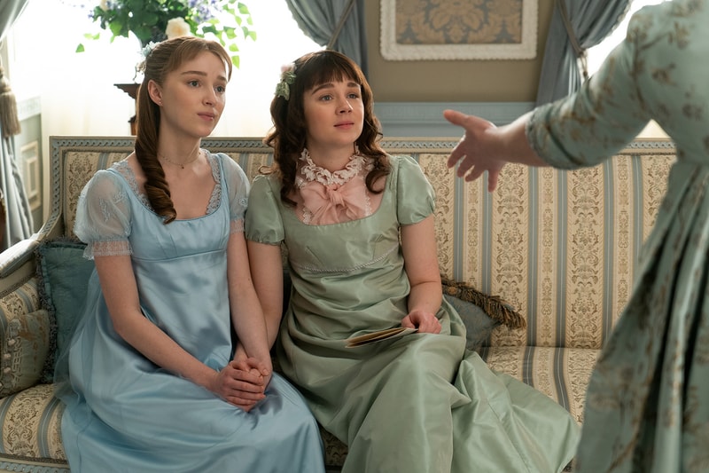 bridgerton netflix season two production delayed covid19 coronavirus cases Phoebe Dynevor daphne eloise Claudia Jessie