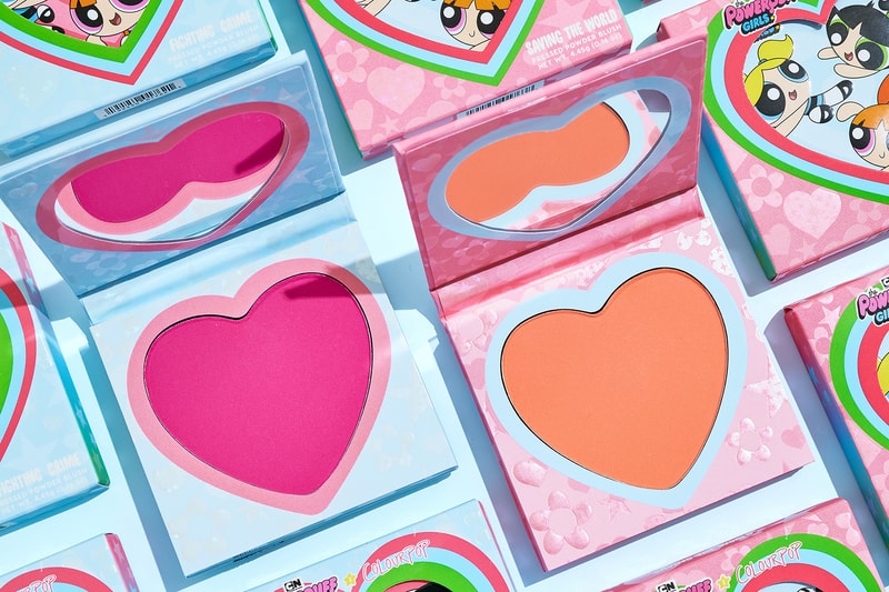 ColourPop The Powerpuff Girls Makeup Collaboration Blushes Blossom Bubbles Buttercup