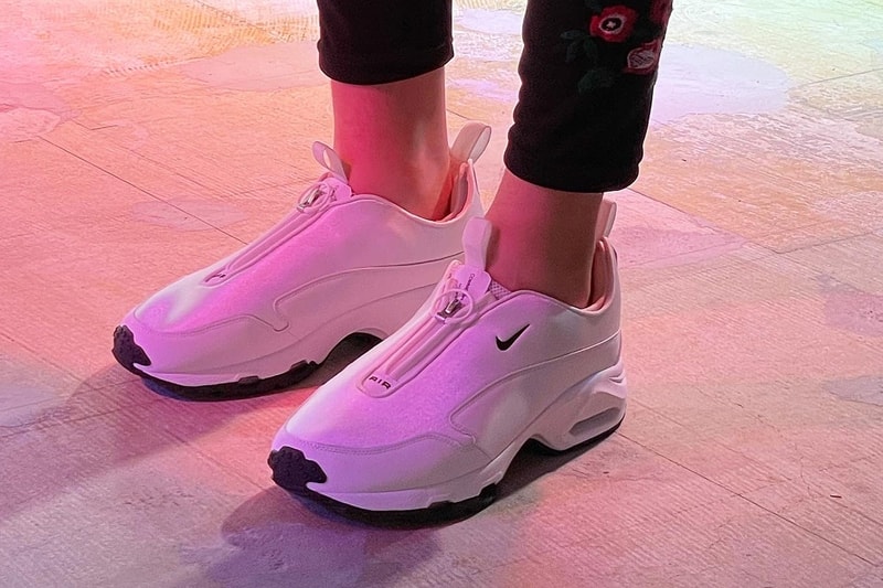 comme des garcons cdg homme plus nike sunder max collaboration white triple