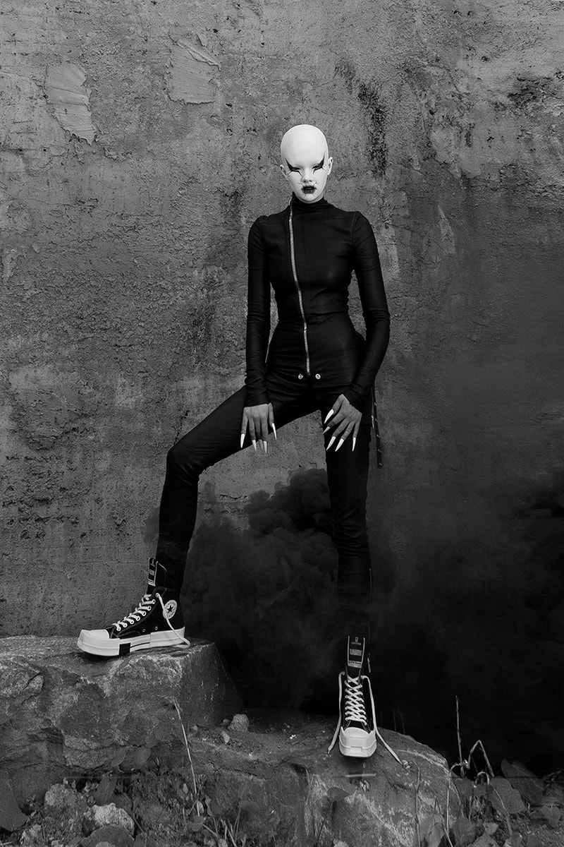 Converse Rick Owens DRKSHDW Turbodrk Chuck 70 Collaboration Fecal Matter Campaign