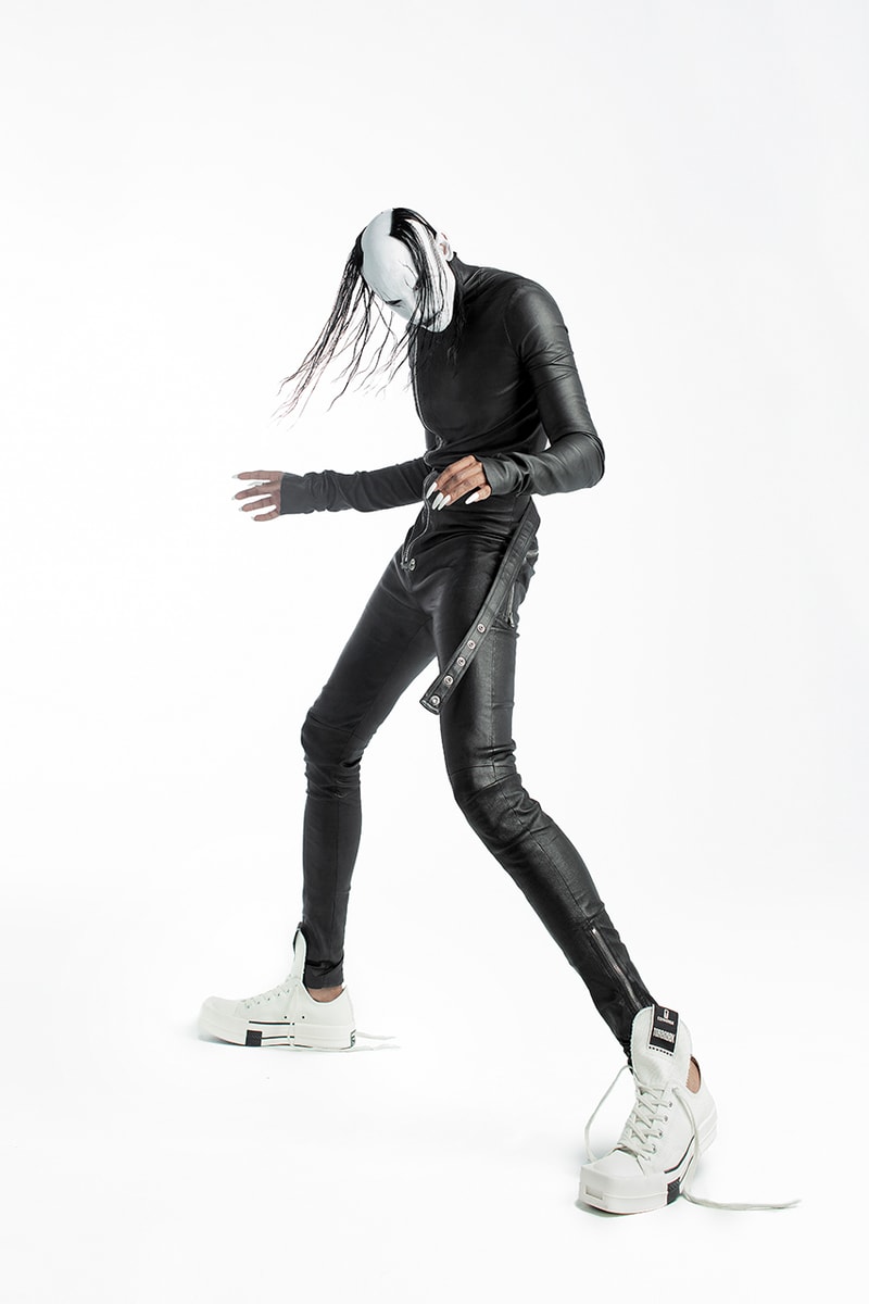 Converse Rick Owens DRKSHDW Turbodrk Chuck 70 Collaboration White Sneakers Fecal Matter