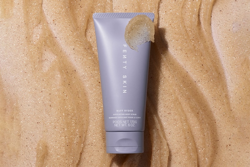 rihanna fenty skin buff ryder exfoliating body scrub packaging 