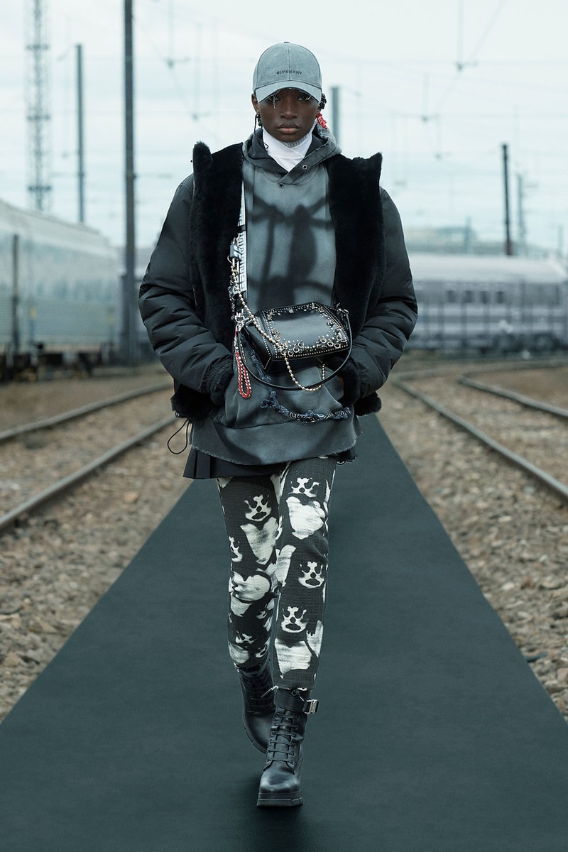 givenchy spring 2022 resort precollection matthew m williams rimowa graphic artist chito runway watch release date airbrush graffiti print 