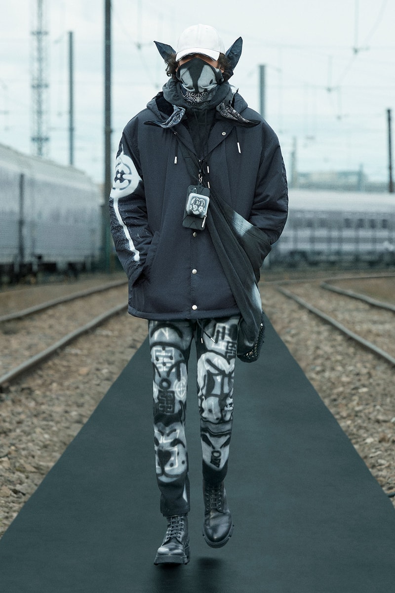 givenchy spring 2022 resort precollection matthew m williams rimowa graphic artist chito runway watch release date airbrush graffiti print 