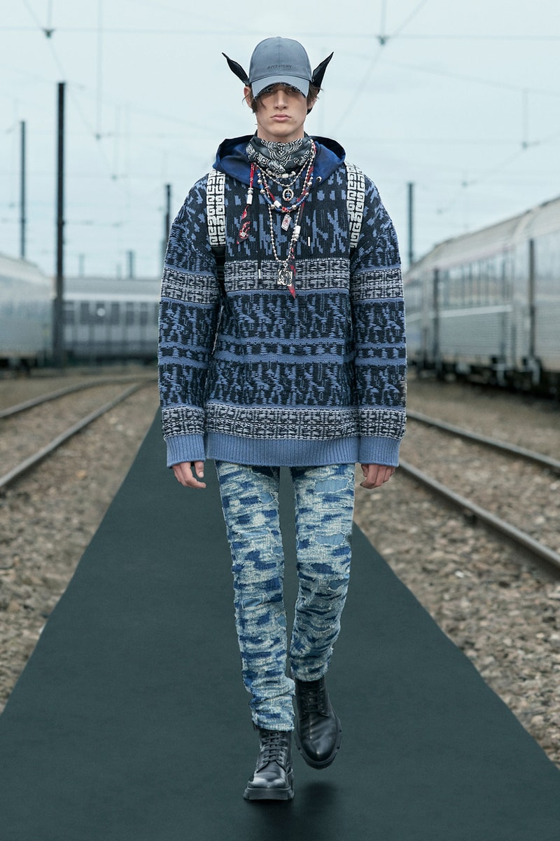 givenchy spring 2022 resort precollection matthew m williams rimowa graphic artist chito runway watch release date airbrush graffiti print 