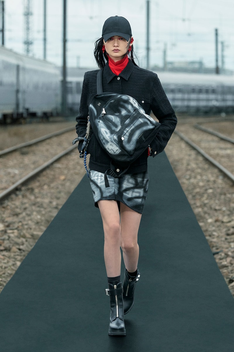 givenchy spring 2022 resort precollection matthew m williams rimowa graphic artist chito runway watch release date airbrush graffiti print 