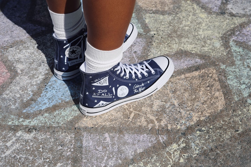 issa rae converse by you chuck 70 nicky fulcher collaboration indigo denim