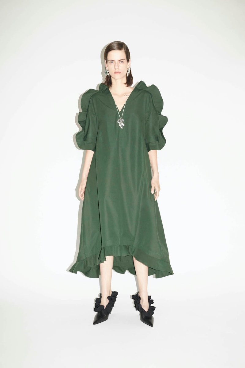 Jil Sander Resort 2022 Womens Collection Lookbook Dress Handbag Sandals Pants