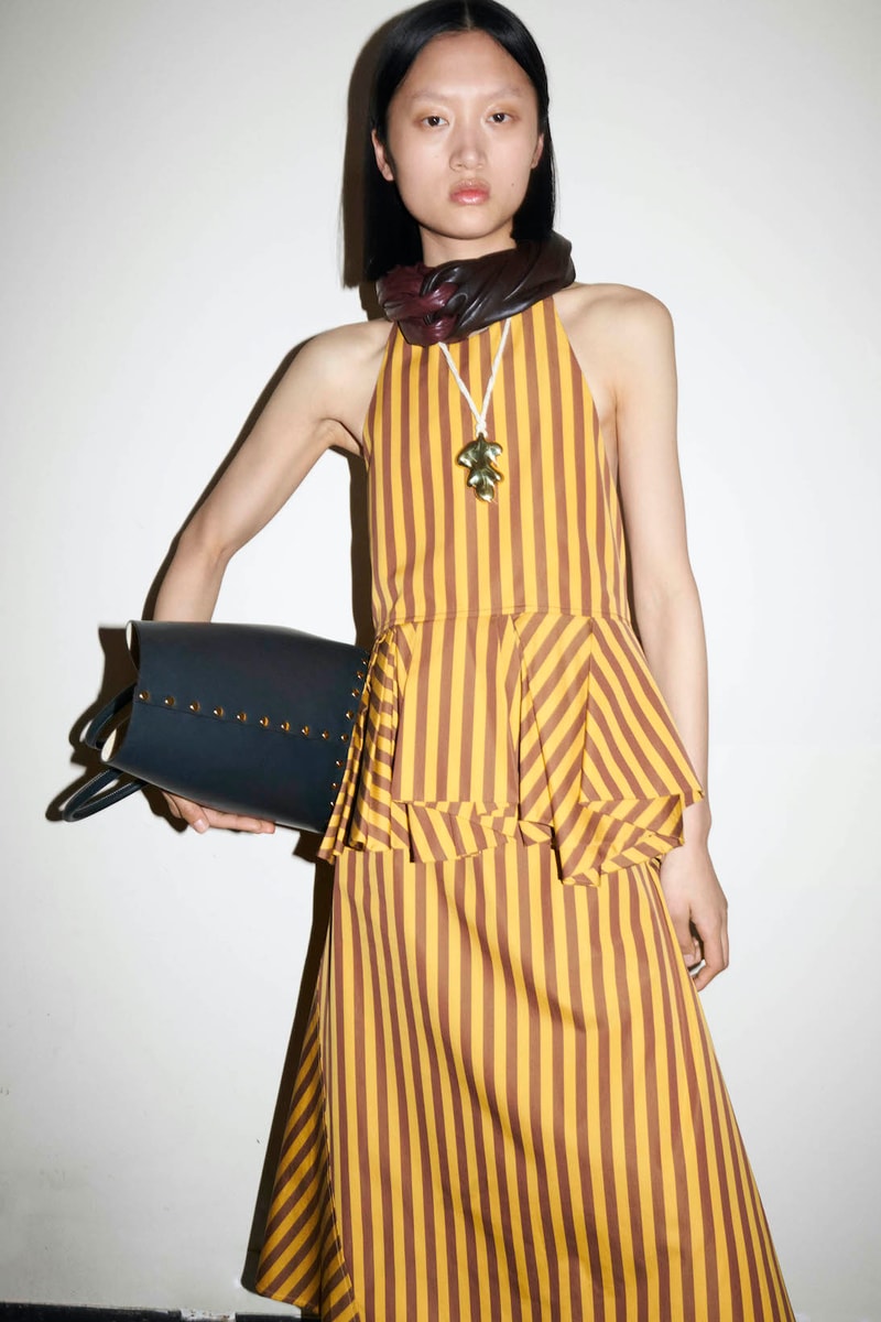 Jil Sander Resort 2022 Womens Collection Lookbook Dress Handbag Sandals Pants