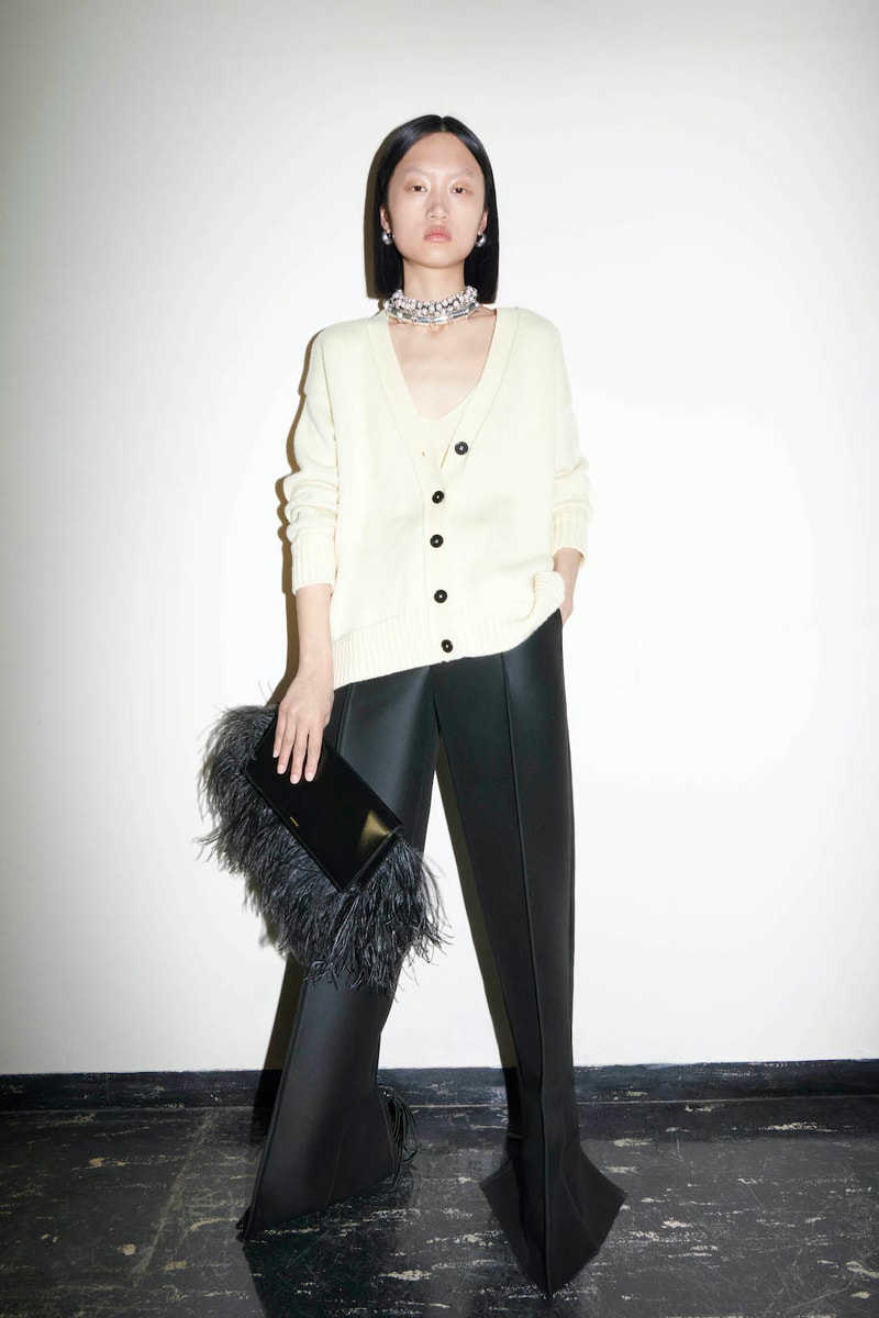 Jil Sander Resort 2022 Womens Collection Lookbook Dress Handbag Sandals Pants