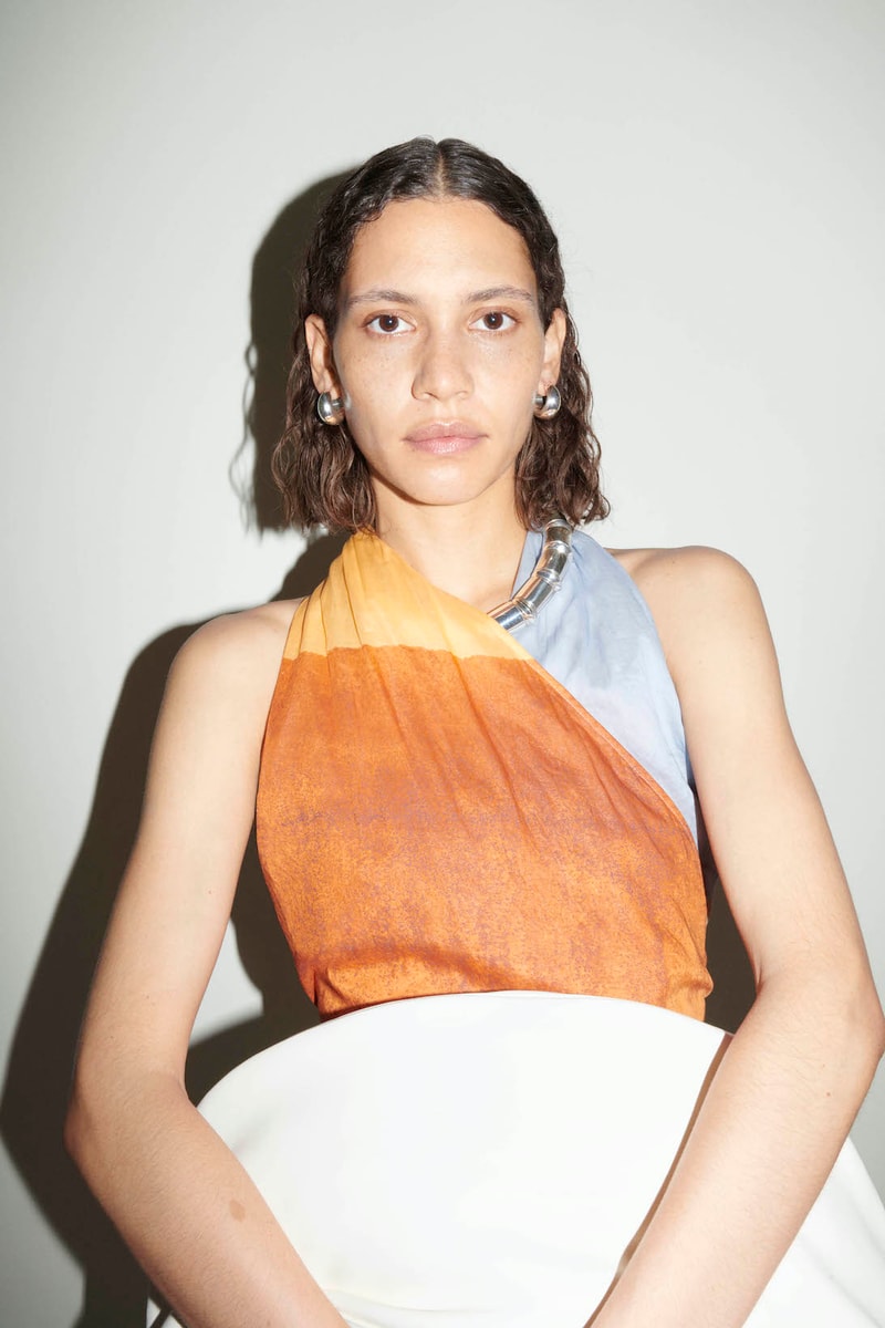 Jil Sander Resort 2022 Womens Collection Lookbook Dress Handbag Sandals Pants