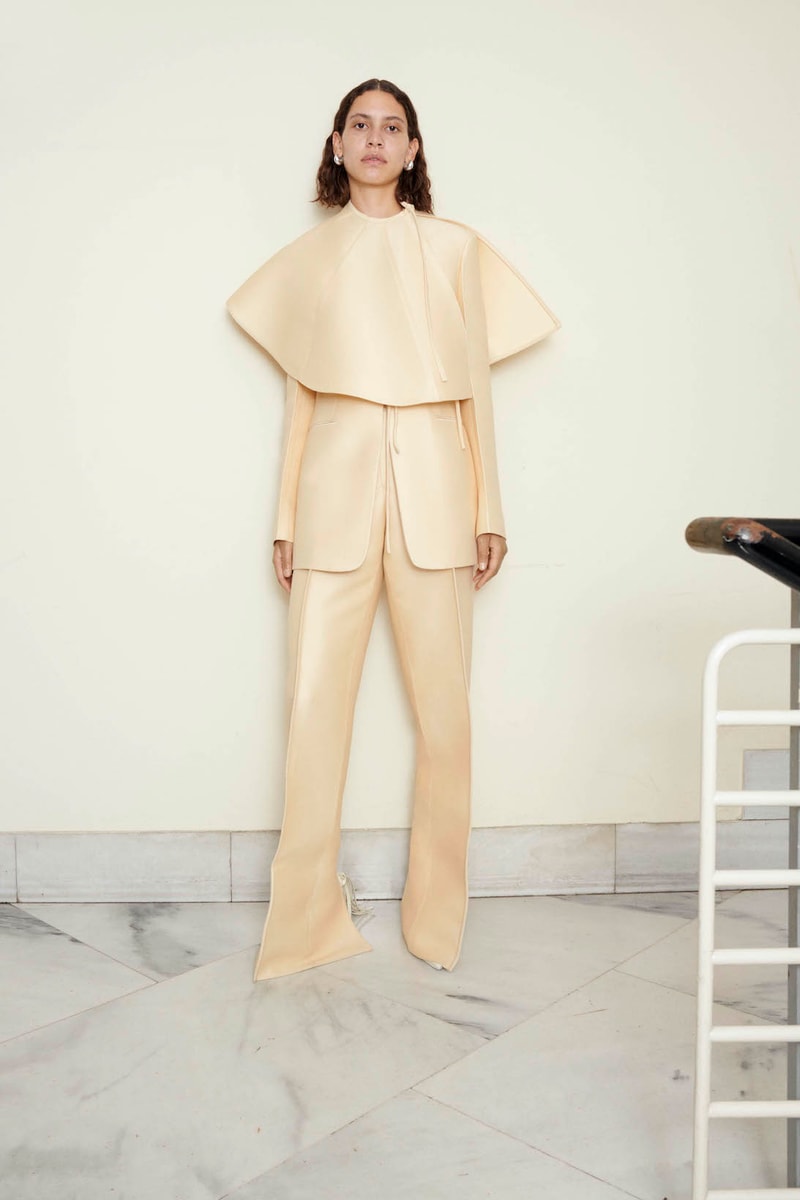 Jil Sander Resort 2022 Womens Collection Lookbook Dress Handbag Sandals Pants