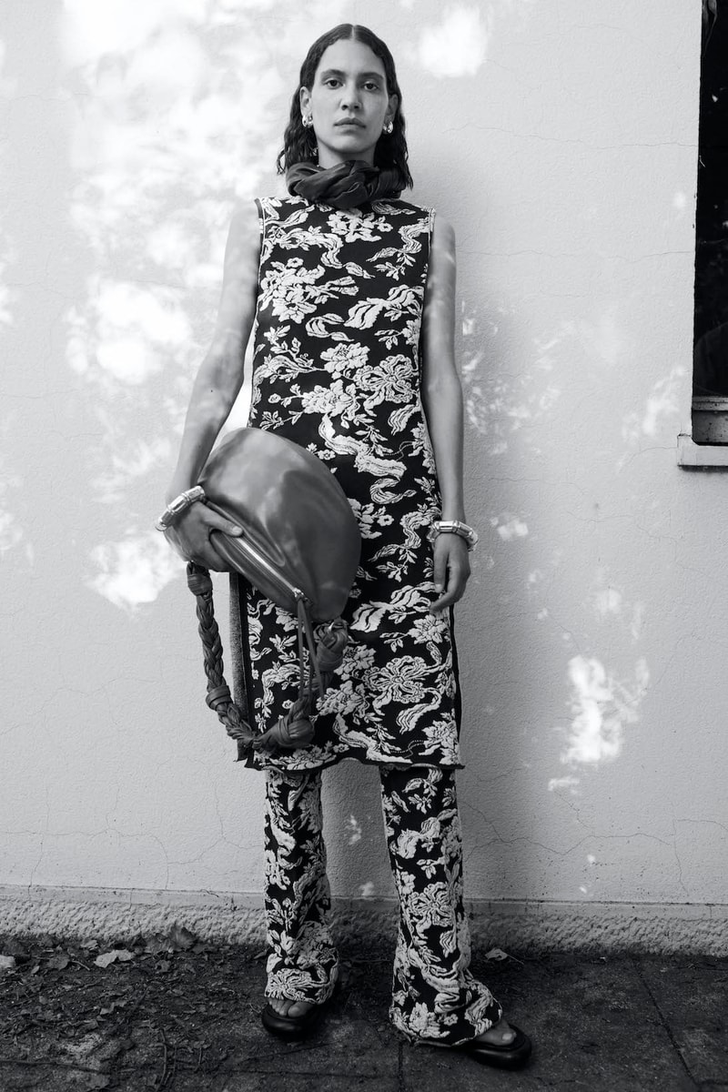 Jil Sander Resort 2022 Womens Collection Lookbook Dress Handbag Sandals Pants