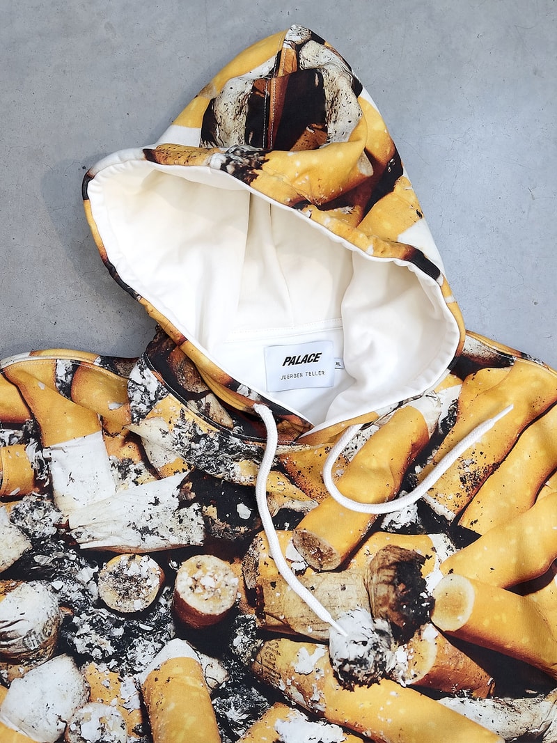 palace skateboards juergen teller collaboration hoodies bags newspaper release date info 