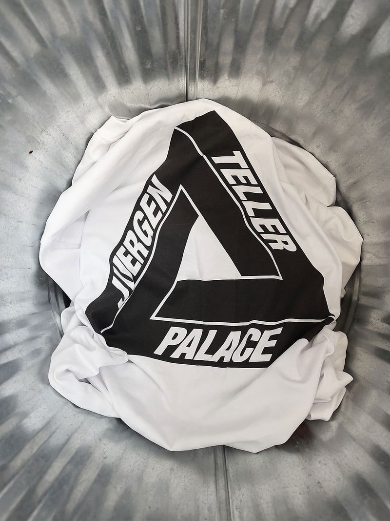 palace skateboards juergen teller collaboration hoodies bags newspaper release date info 