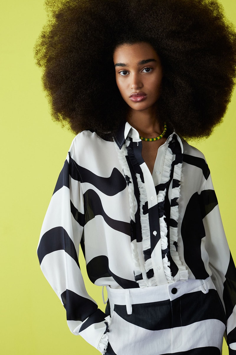 kenneth ize karl lagerfeld collaboration spring summer carine roitfeld sustainable knitwear release price where to buy