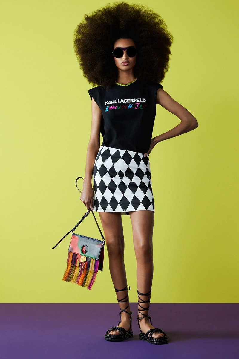 kenneth ize karl lagerfeld collaboration spring summer carine roitfeld sustainable knitwear release price where to buy