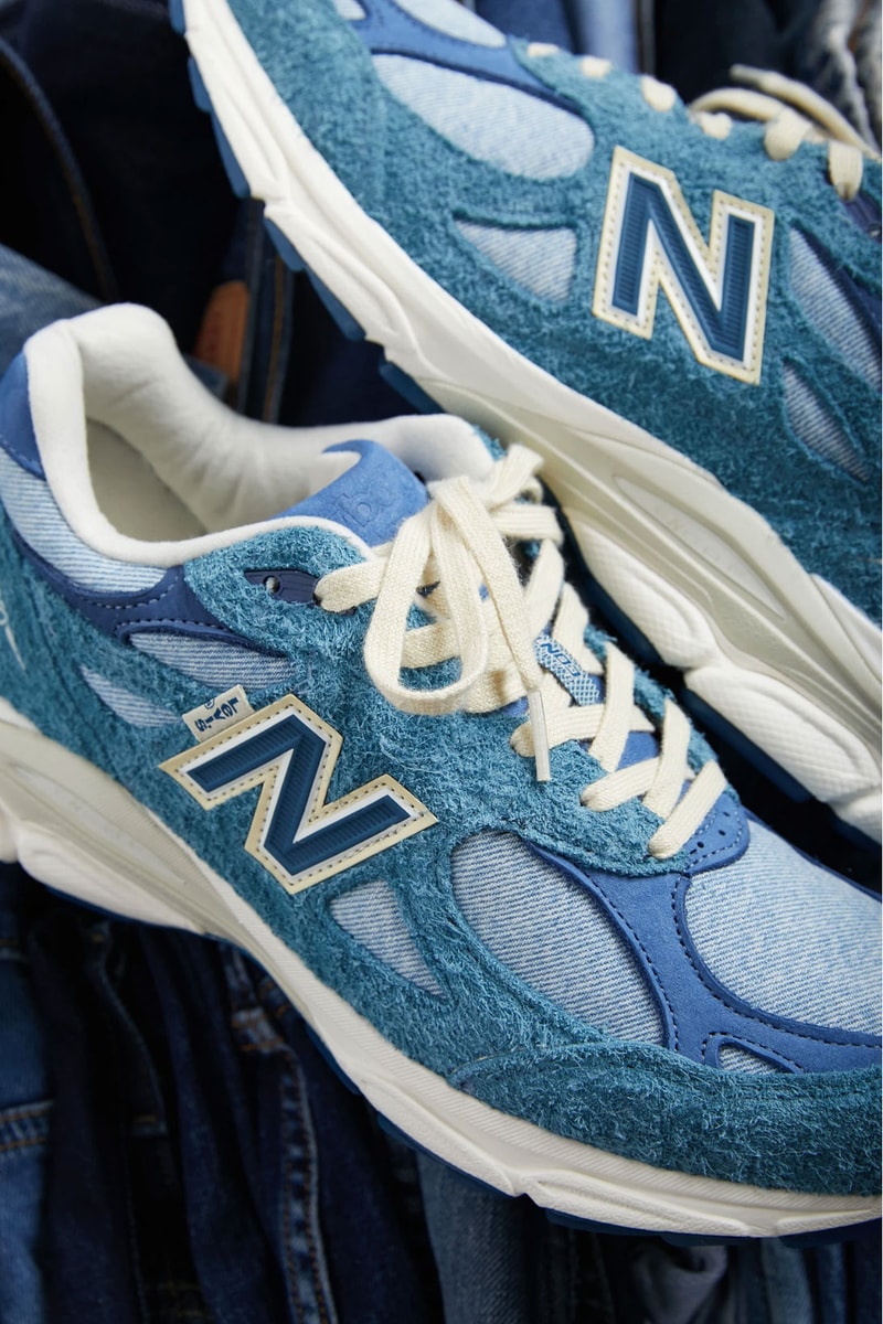 Levi's New Balance NB 990v3 Collaboration Denim Indigo Midsole Details