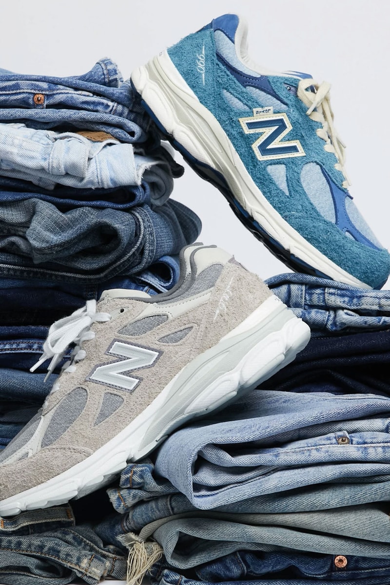 Levi's New Balance NB 990v3 Collaboration Denim Gray Blue Indigo