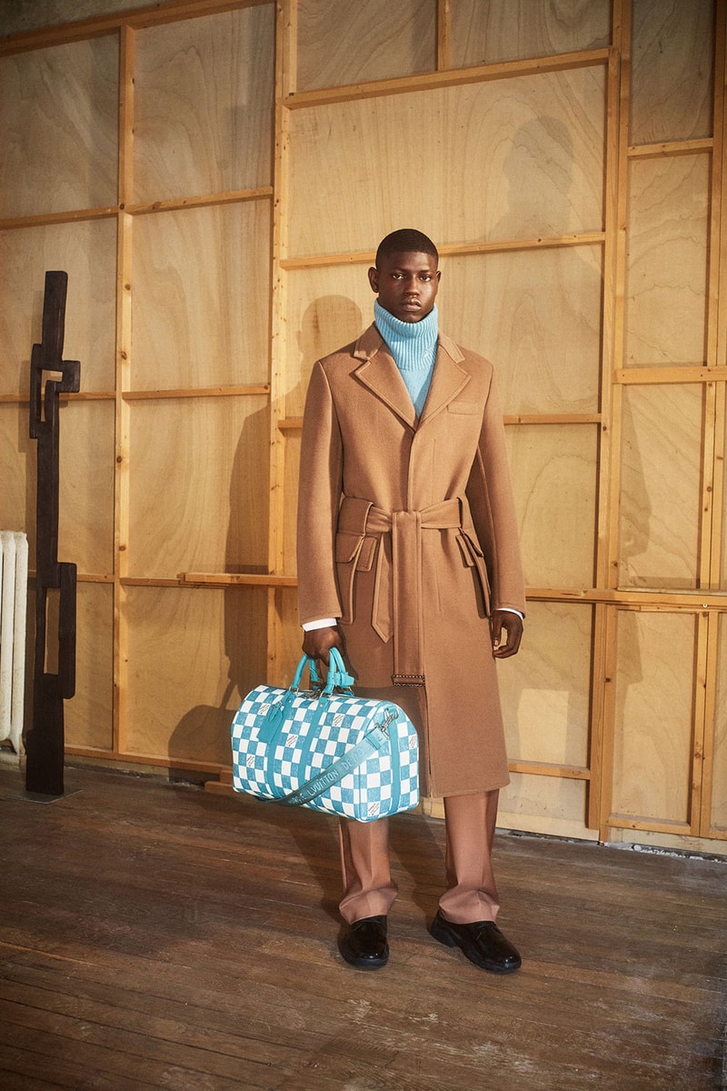 Louis Vuitton Mens Fall Collection Virgil Abloh Coat Keepall Bag