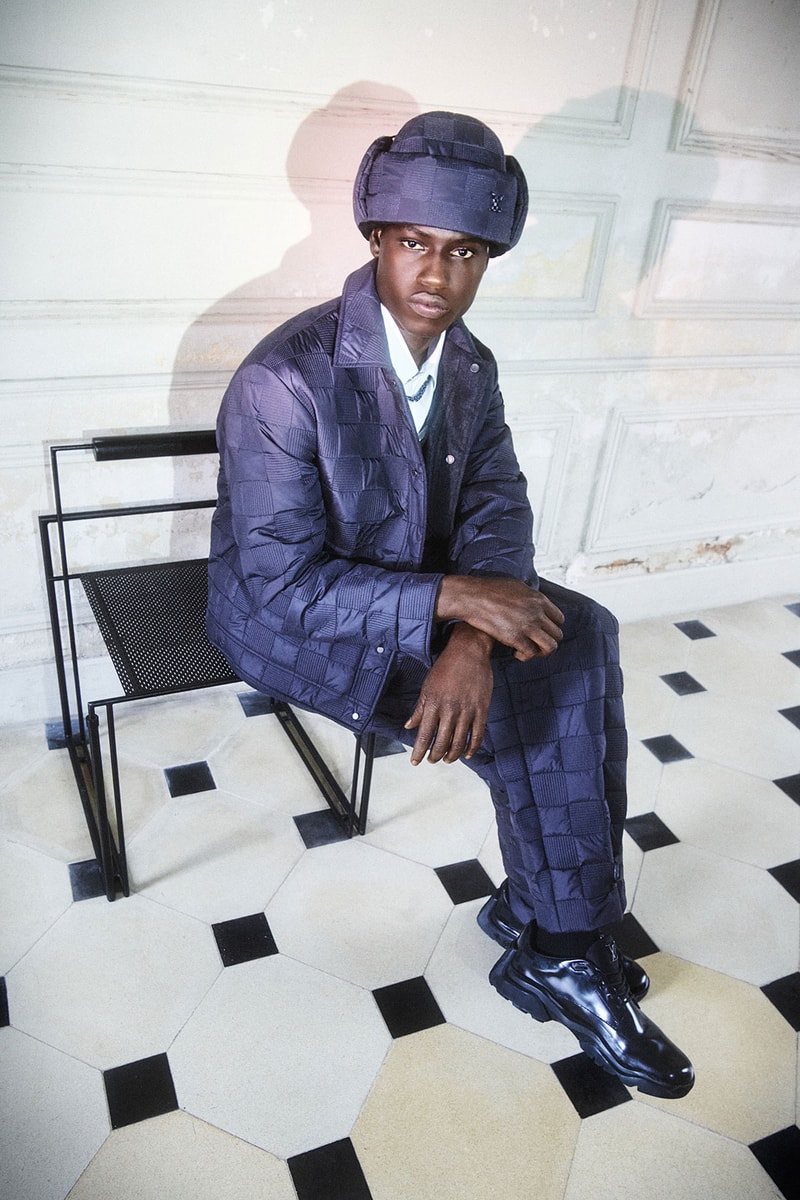 Louis Vuitton Mens Fall Collection Virgil Abloh Suit Hat