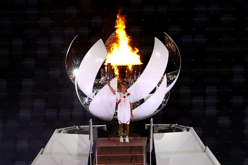 Kicking Off the Tokyo Games, Naomi Osaka Lights Olympic Cauldron