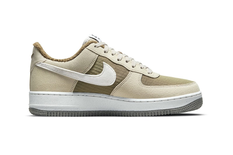 Nike Air Force 1 AF1 Low Toasty Sail Rattan Brown Kelp Swoosh Upper