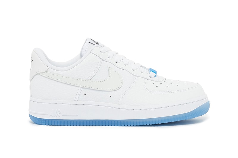 Nike Air Force 1 AF1 Low UV Reactive Sneakers Upper Swoosh