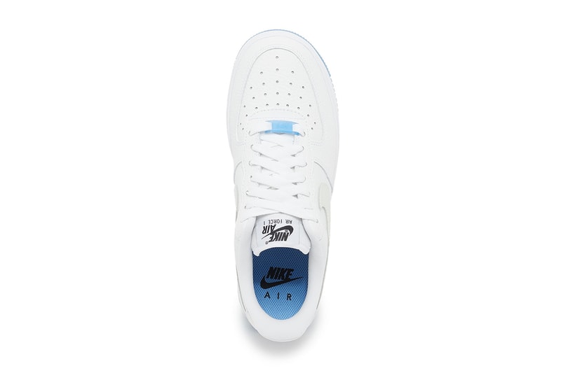 Nike Air Force 1 AF1 Low UV Reactive Sneakers Shoelaces Tongue