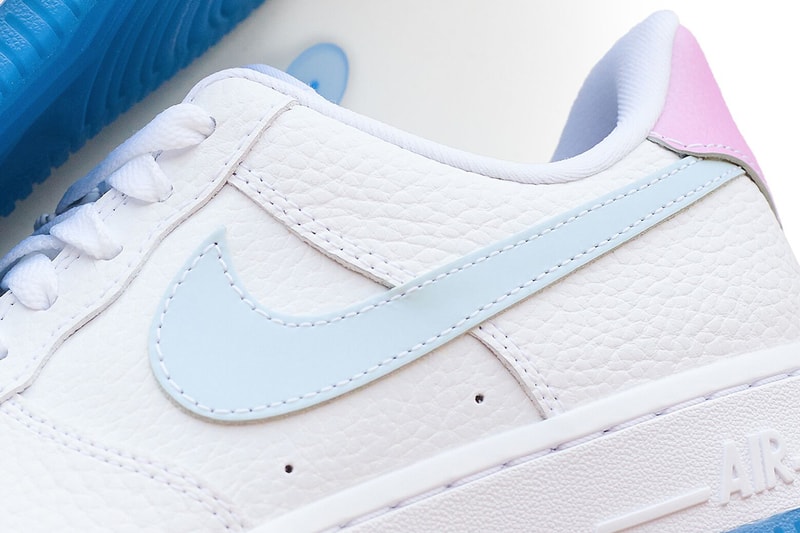 Nike Air Force 1 AF1 Low UV Reactive Sneakers Swoosh Details
