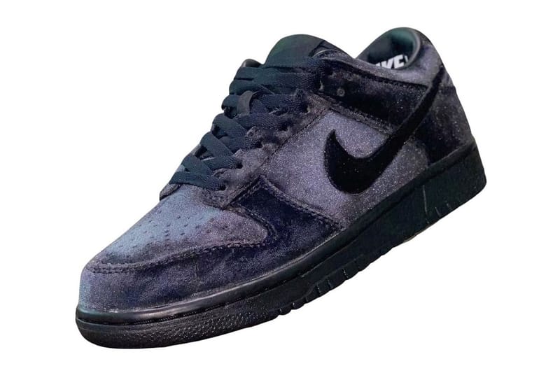Take a Look at Dover Street Market x Nike's Dunk Low in Black Velour