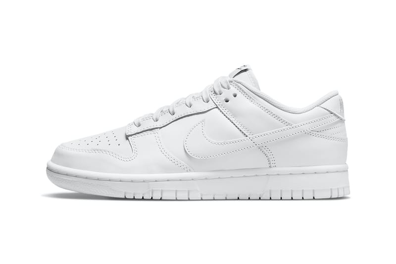 Nike's Dunk Low "Triple White" Is for the Extreme Minimalists