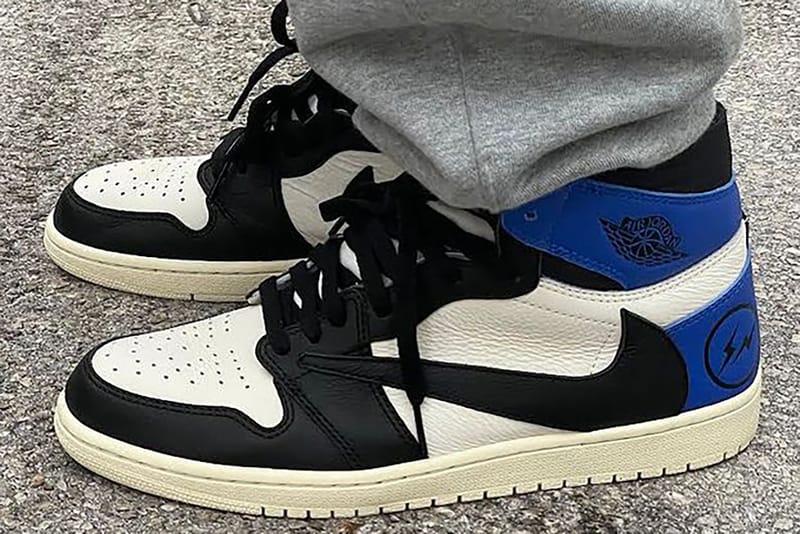 Here's Your First Look at the Unreleased Travis Scott x Fragment x Air Jordan 1 High