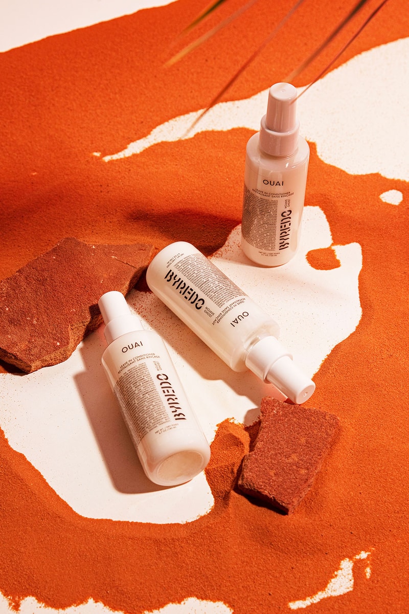 OUAI Byredo Collaboration Leave-in Hair Conditioner Mojave Ghost Bottle Packaging