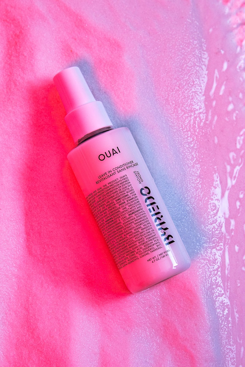 OUAI Byredo Collaboration Leave-in Hair Conditioner Mojave Ghost Sand Neon Light