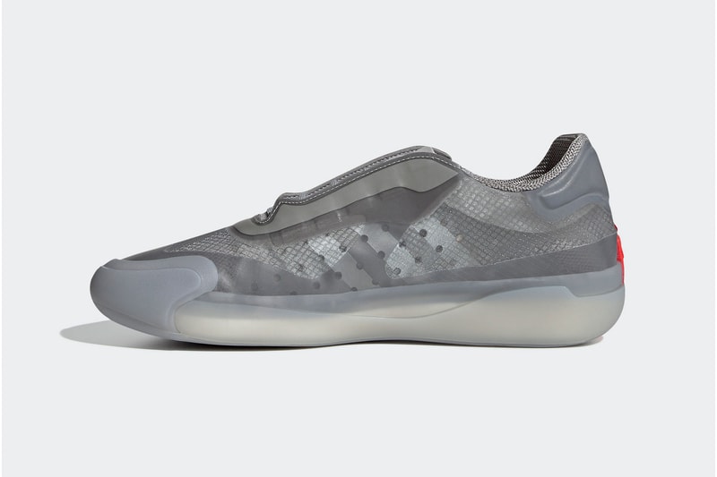 Prada adidas A+P LUNA ROSSA 21 Collaboration Gray Silver Upper Sides