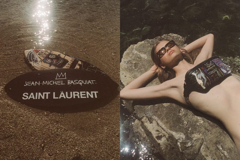 Jean-Michel Basquiat's Works Take Over Saint Laurent Rive Droite Capsule