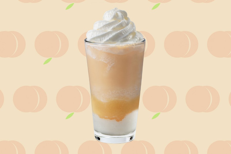 Starbucks Summer White Peach Frappuccino