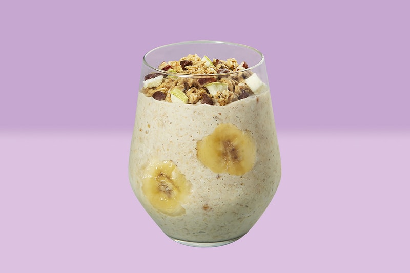 Starbucks Summer Banana Peanut Butter Overnight Oats