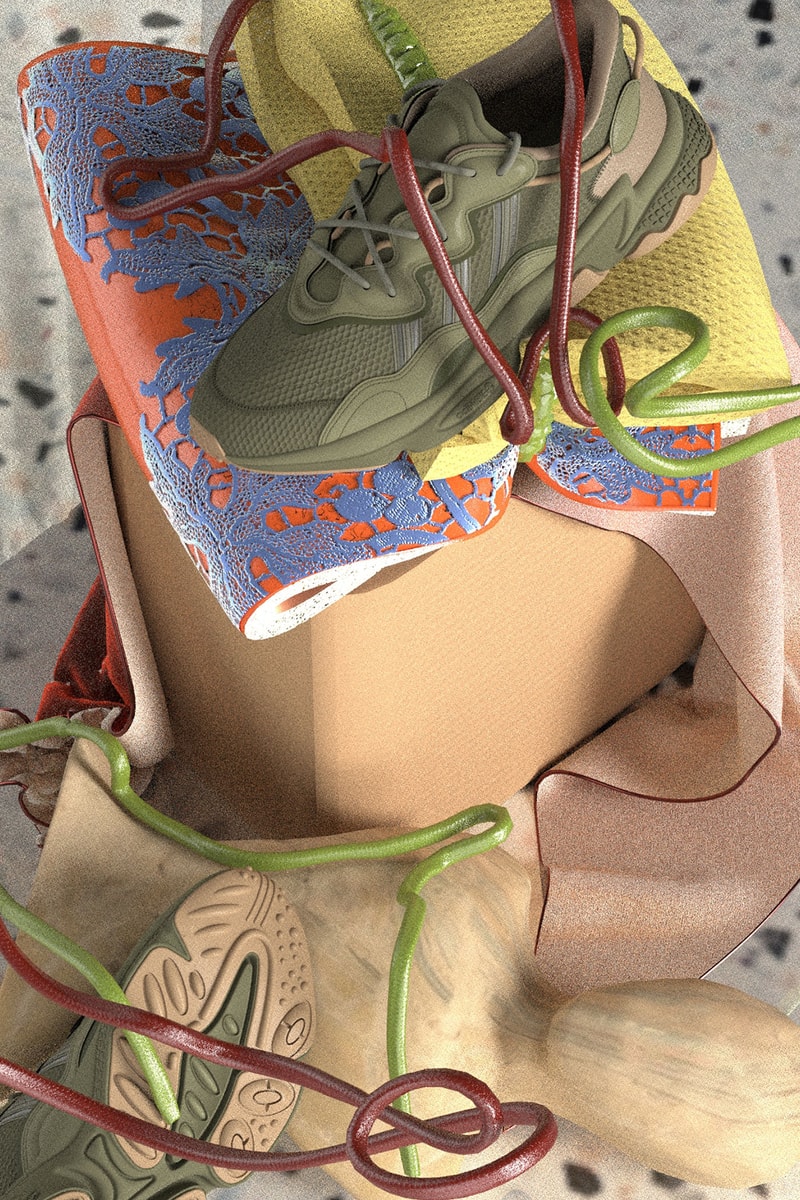 studio pms adidas originals ozweego sneakers