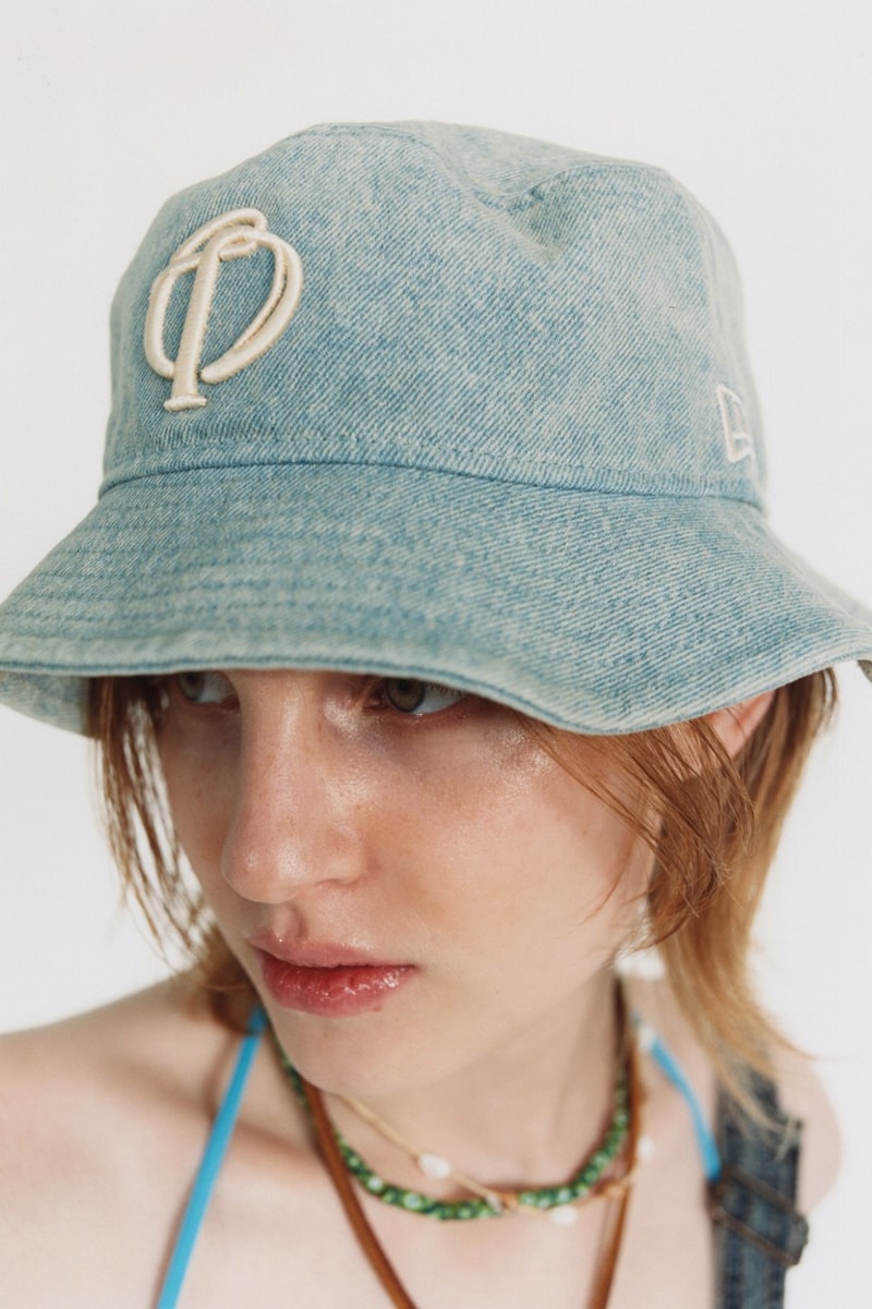 TheOpen Product New Era Collaboration Denim Bucket Hat