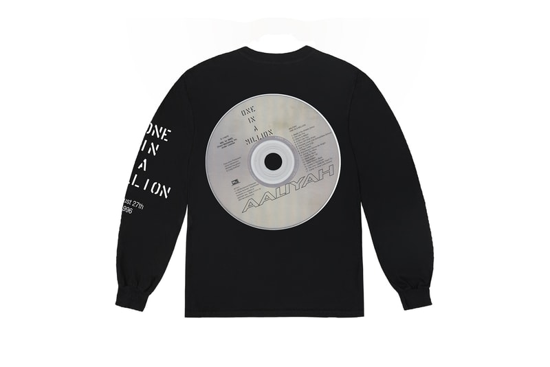 Aaliyah One In A Million Album Merch Collection Crewneck Sweatshirt
