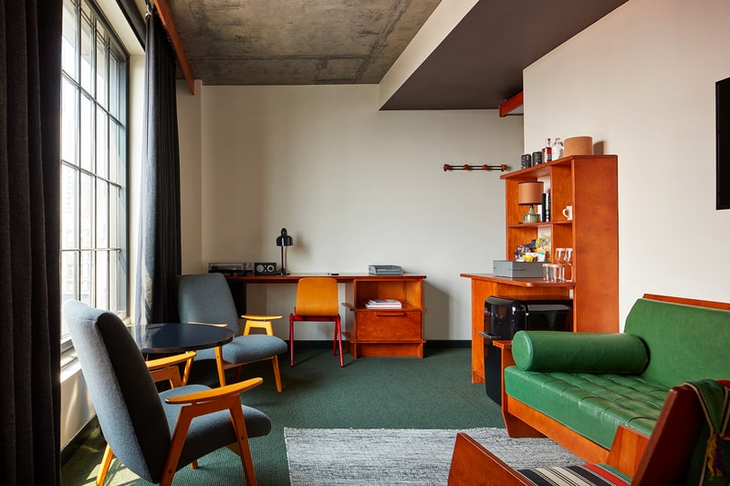 Ace Hotel New York NYC Brooklyn Suit Room Couch Sofa