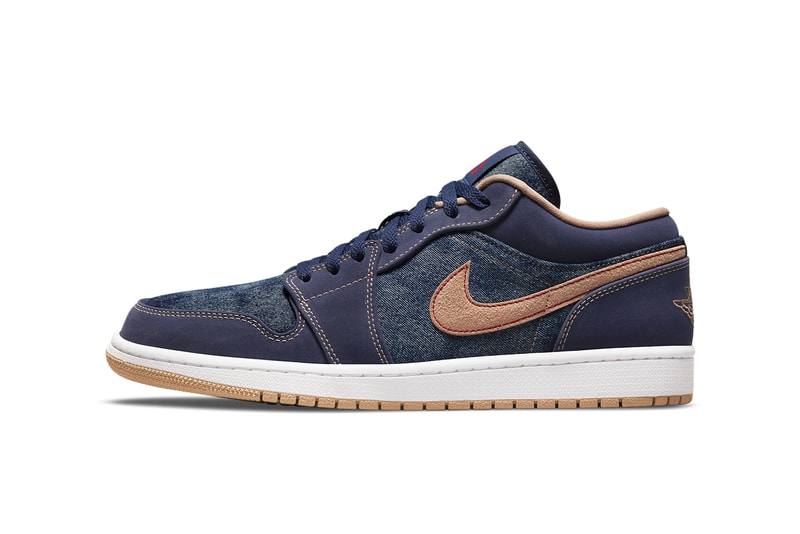 Air Jordan 1 Low Denim side view