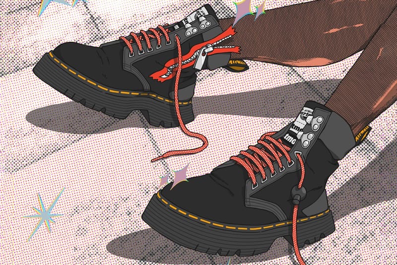 Dr. Martens and atmos Team Up on Anime-Inspired Tarik Zip Boots